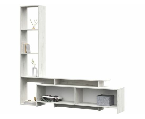 Стенка «Лучиана», Дуб крафт белый, изображение 5 | Интернет магазин мебели и декора LifeDekor