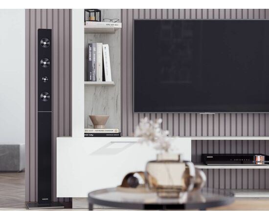 Стенка «Онтарио», Софт вайт/Дуб крафт белый, изображение 4 | Интернет магазин мебели и декора LifeDekor