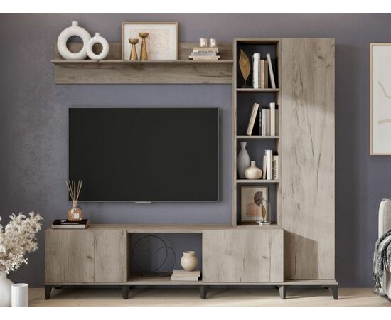 Стенка «Аурелия», дуб крафт серый | Интернет магазин мебели и декора LifeDekor