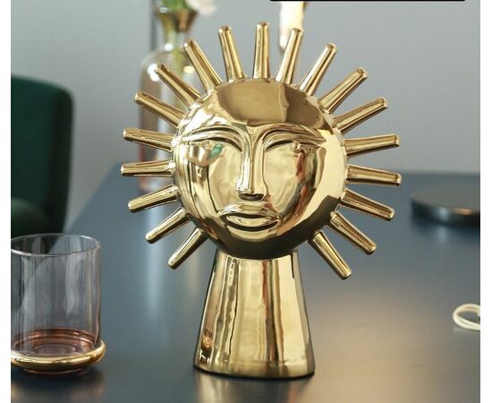 Статуэтка Солнце IST-084, 25х31 см, золотой глянцевый | Интернет магазин мебели и декора LifeDekor