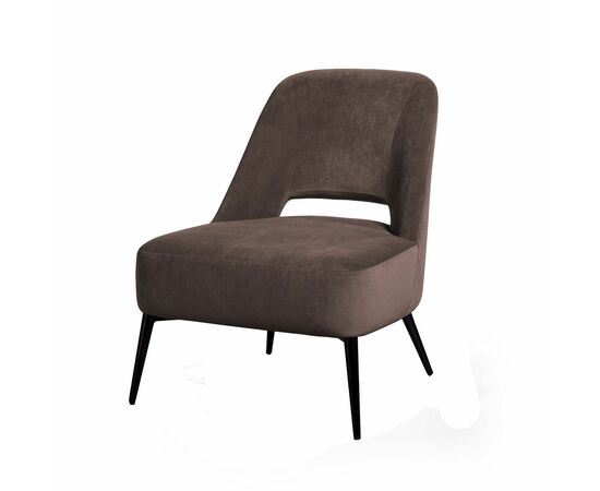 Кресло Dante, бархат антрацит 14, изображение 4 | Интернет магазин мебели и декора LifeDekor