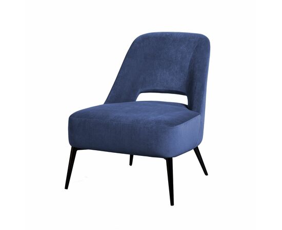 Кресло Dante, бархат синий 29, изображение 3 | Интернет магазин мебели и декора LifeDekor