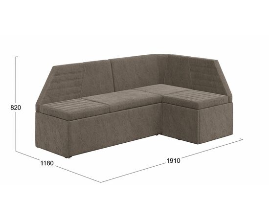 Скамья угловая «Лондон» со спальным местом Исп.2, изображение 2 | Интернет магазин мебели и декора LifeDekor