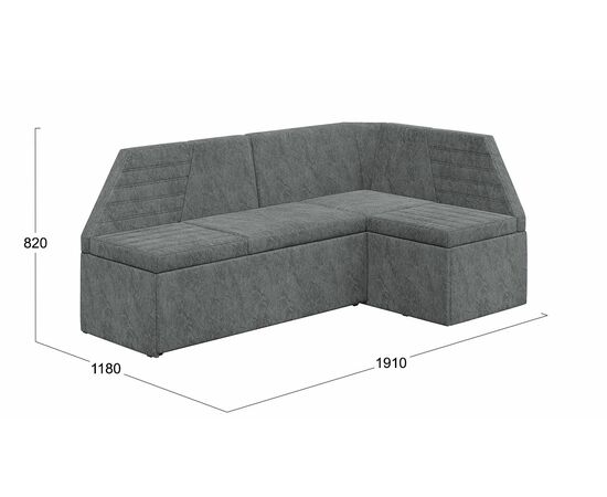 Скамья угловая «Лондон» со спальным местом Исп.2, изображение 2 | Интернет магазин мебели и декора LifeDekor