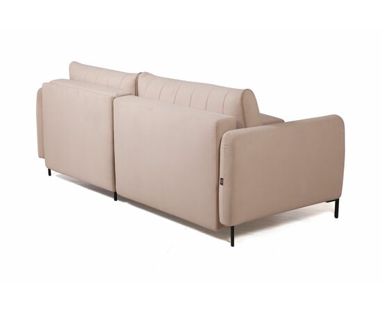 Barcelona диван-кровать с шезлонгом, велюр бежевый, изображение 15 | Интернет магазин мебели и декора LifeDekor