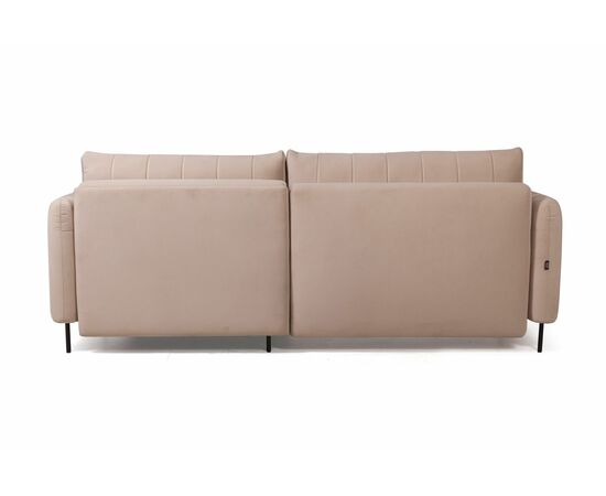 Barcelona диван-кровать с шезлонгом, велюр бежевый, изображение 12 | Интернет магазин мебели и декора LifeDekor