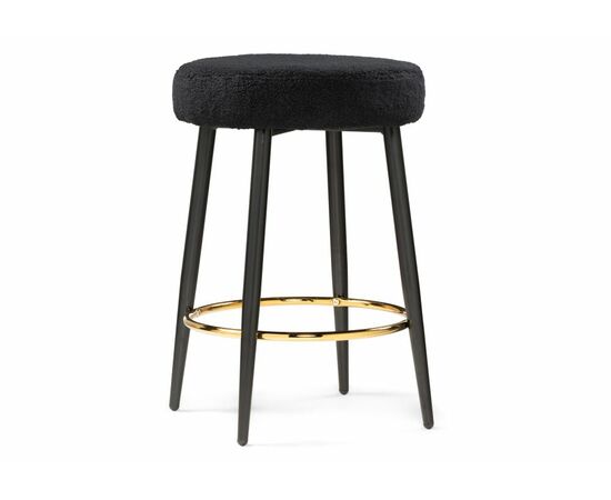 Барный стул Plato black fabric | Интернет магазин мебели и декора LifeDekor