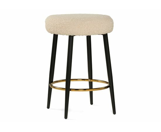 Барный стул Plato white fabric | Интернет магазин мебели и декора LifeDekor