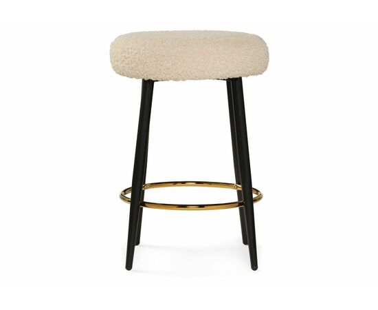 Барный стул Plato white fabric, изображение 2 | Интернет магазин мебели и декора LifeDekor