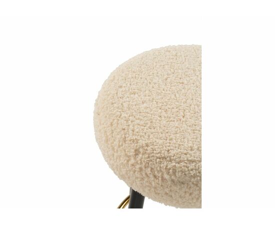 Барный стул Plato white fabric, изображение 3 | Интернет магазин мебели и декора LifeDekor