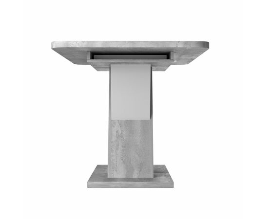 Стол раскладной Bruno (120+40) цемент светлый/белый бриллиант, изображение 6 | Интернет магазин мебели и декора LifeDekor