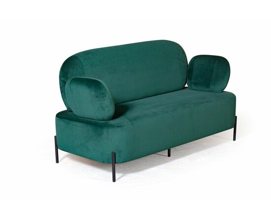 Диван Dandy двухместный, бархат зеленый 19 | Интернет магазин мебели и декора LifeDekor