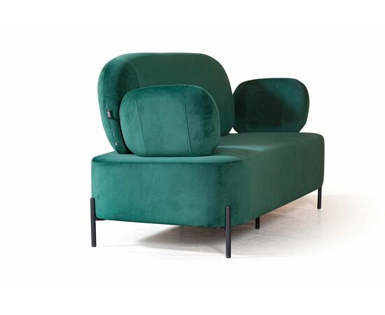 Диван Dandy двухместный, бархат зеленый 19, изображение 3 | Интернет магазин мебели и декора LifeDekor