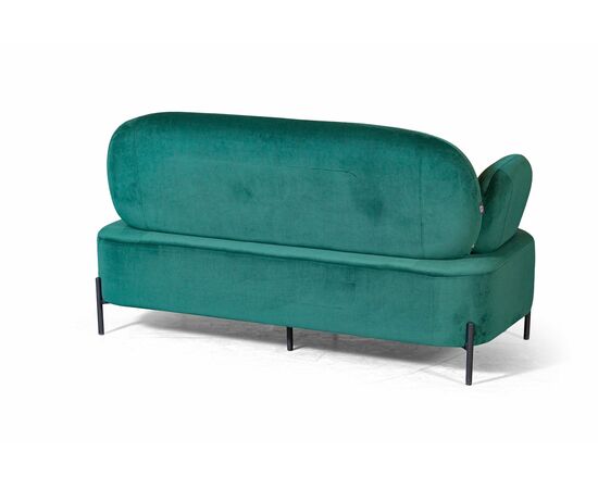 Диван Dandy двухместный, бархат зеленый 19, изображение 5 | Интернет магазин мебели и декора LifeDekor