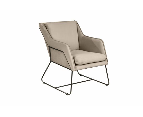 Кресло Alex, бархат бежевый 5 | Интернет магазин мебели и декора LifeDekor