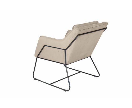 Кресло Alex, бархат бежевый 5, изображение 4 | Интернет магазин мебели и декора LifeDekor