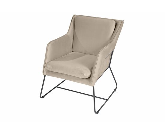 Кресло Alex, бархат бежевый 5, изображение 6 | Интернет магазин мебели и декора LifeDekor