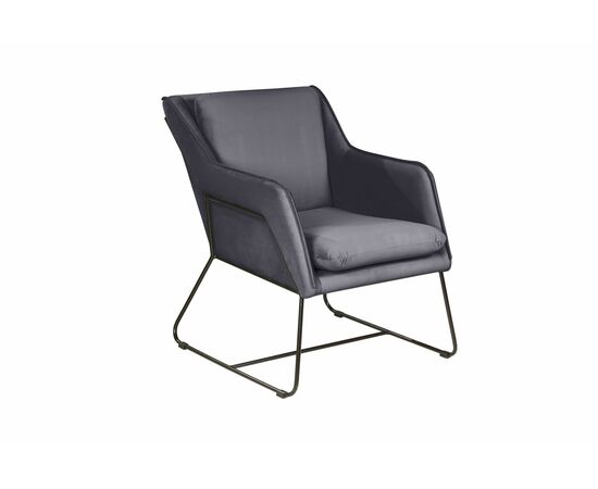 Кресло Alex, бархат серый 27 | Интернет магазин мебели и декора LifeDekor