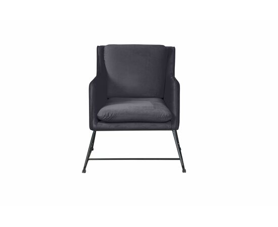 Кресло Alex, бархат серый 27, изображение 2 | Интернет магазин мебели и декора LifeDekor