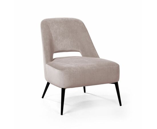 Кресло Dante, бархат пепельно-бежевый 25 | Интернет магазин мебели и декора LifeDekor