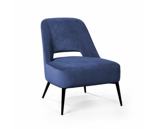 Кресло Dante, бархат синий 29 | Интернет магазин мебели и декора LifeDekor