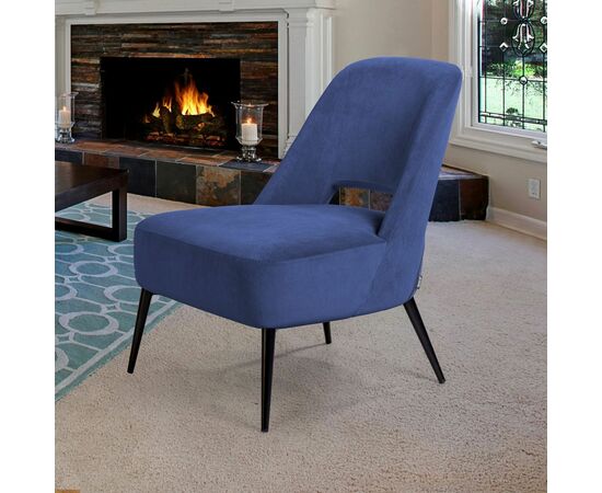 Кресло Dante, бархат синий 29, изображение 2 | Интернет магазин мебели и декора LifeDekor
