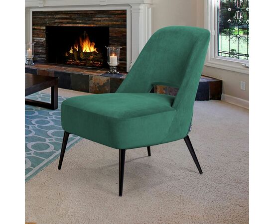 Кресло Dante, бархат зеленый 19, изображение 2 | Интернет магазин мебели и декора LifeDekor