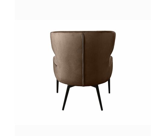 Кресло Richard ромб, бархат коричневый 12, изображение 4 | Интернет магазин мебели и декора LifeDekor