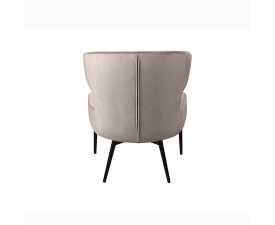 Кресло Richard ромб, бархат пепельно-бежевый 25, изображение 7 | Интернет магазин мебели и декора LifeDekor