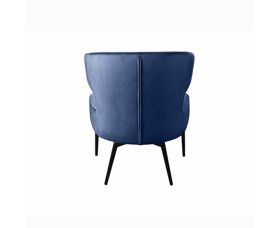 Кресло Richard ромб, бархат синий 29, изображение 4 | Интернет магазин мебели и декора LifeDekor