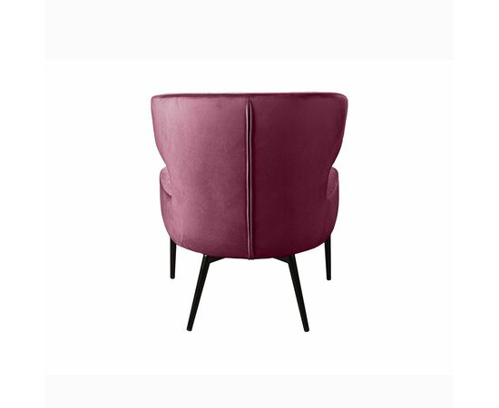 Кресло Richard ромб, бархат винно-красный 16, изображение 5 | Интернет магазин мебели и декора LifeDekor