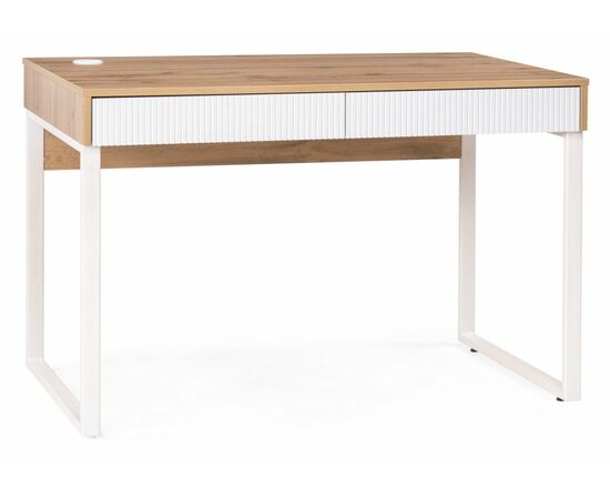 Стол Реус дуб вотан / белый | Интернет магазин мебели и декора LifeDekor