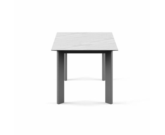 Стол раскладной Track (160+50), керамика белая, изображение 2 | Интернет магазин мебели и декора LifeDekor