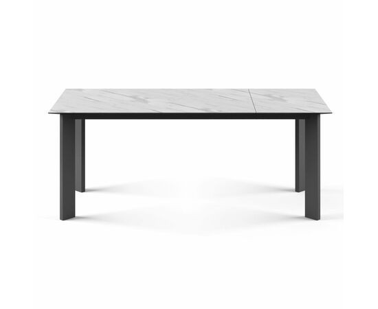 Стол раскладной Track (160+50), керамика белая, изображение 4 | Интернет магазин мебели и декора LifeDekor