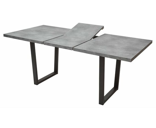 Стол ЛОФТ 160 Бетон Портленд/ Черный М-City, изображение 5 | Интернет магазин мебели и декора LifeDekor