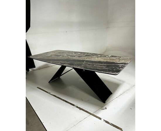 Стол МАРСЕЛЬ 220 RITCHER DOVE Amadeus, керамика / Черный М-City, изображение 6 | Интернет магазин мебели и декора LifeDekor