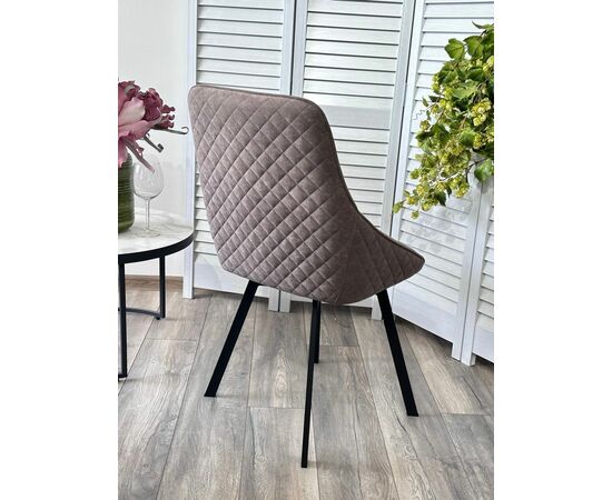 Стул CASA, цвет B5 Капучино, велюр / черный каркас, поворот.360 град. М-City, изображение 4 | Интернет магазин мебели и декора LifeDekor