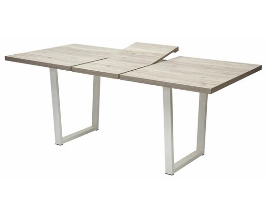 Стол ЛОФТ 160 Дуб Анкона/ Белый М-City, изображение 4 | Интернет магазин мебели и декора LifeDekor