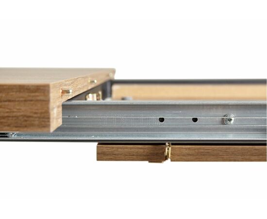 Стол ЛОФТ 160 Дуб Канзас/ Черный М-City, изображение 2 | Интернет магазин мебели и декора LifeDekor