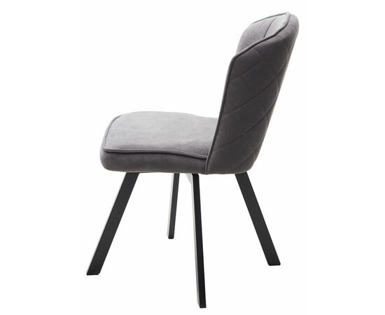 Стул MODE, цвет B28 Темно-серый, велюр / черный каркас, поворот.360 град. М-City, изображение 5 | Интернет магазин мебели и декора LifeDekor