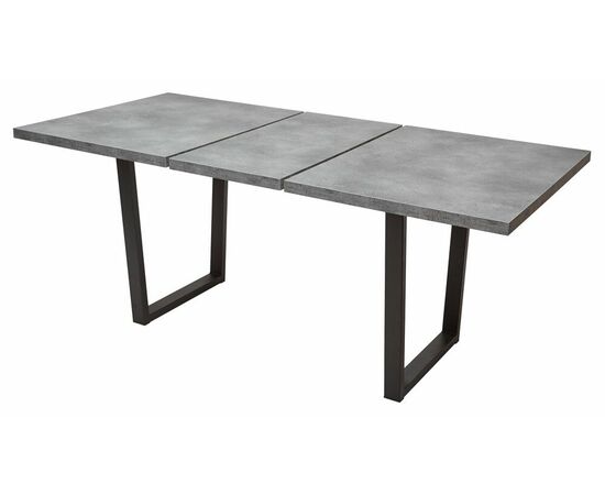 Стол ЛОФТ 160 Бетон Портленд/ Черный М-City, изображение 4 | Интернет магазин мебели и декора LifeDekor