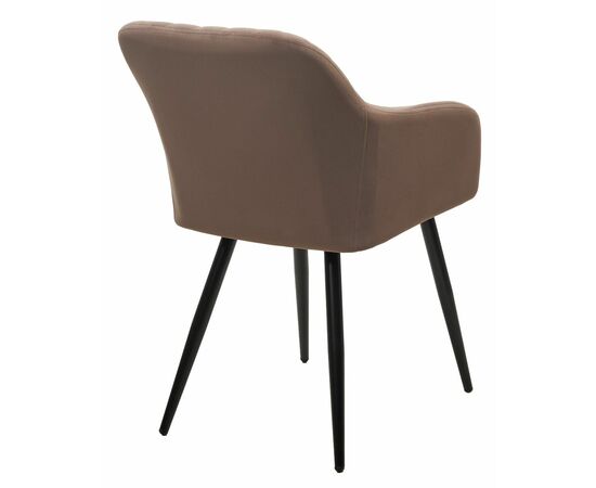 Стул BRANDY 505-5 Тауп, велюр "беспальчиковый" / черный каркас, М-City, изображение 6 | Интернет магазин мебели и декора LifeDekor