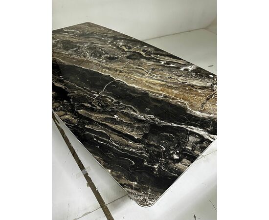 Стол МАРСЕЛЬ 220 RITCHER DOVE Amadeus, керамика / Черный М-City, изображение 2 | Интернет магазин мебели и декора LifeDekor