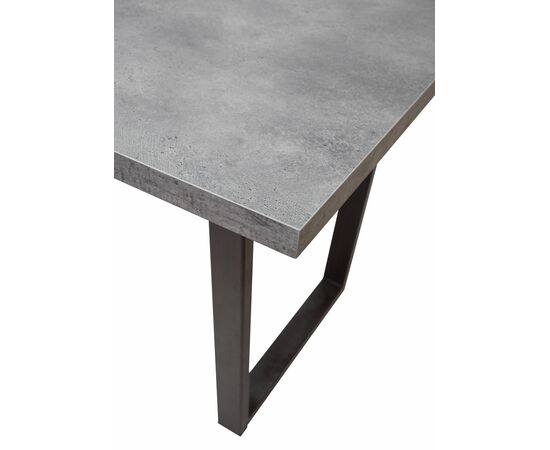 Стол ЛОФТ 160 Бетон Портленд/ Черный М-City, изображение 2 | Интернет магазин мебели и декора LifeDekor