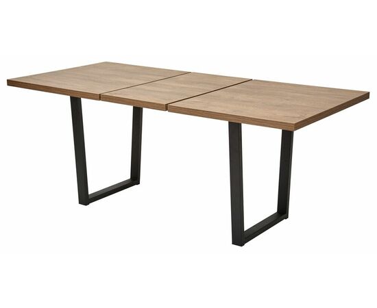 Стол ЛОФТ 160 Дуб Канзас/ Черный М-City, изображение 3 | Интернет магазин мебели и декора LifeDekor