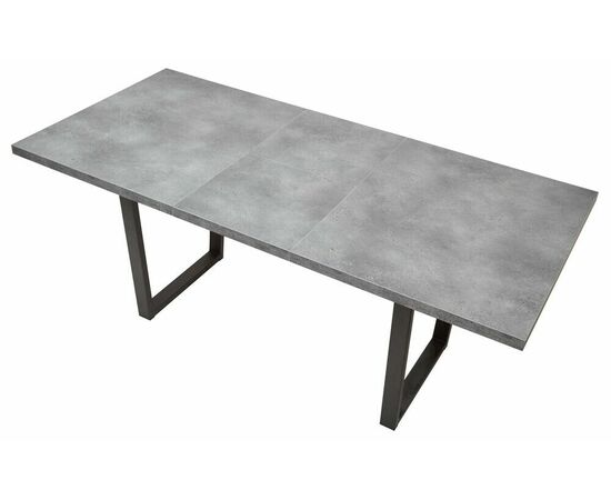 Стол ЛОФТ 160 Бетон Портленд/ Черный М-City, изображение 7 | Интернет магазин мебели и декора LifeDekor