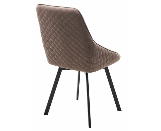 Стул CASA, цвет B5 Капучино, велюр / черный каркас, поворот.360 град. М-City, изображение 8 | Интернет магазин мебели и декора LifeDekor