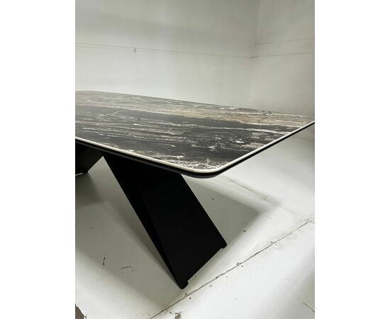 Стол МАРСЕЛЬ 220 RITCHER DOVE Amadeus, керамика / Черный М-City, изображение 3 | Интернет магазин мебели и декора LifeDekor