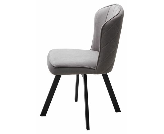 Стул MODE, цвет B22 Серый, велюр / черный каркас, поворот.360 град. М-City, изображение 8 | Интернет магазин мебели и декора LifeDekor
