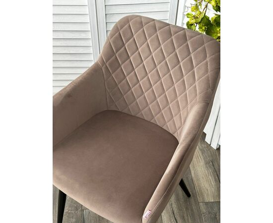 Стул BRANDY 505-5 Тауп, велюр "беспальчиковый" / черный каркас, М-City, изображение 2 | Интернет магазин мебели и декора LifeDekor